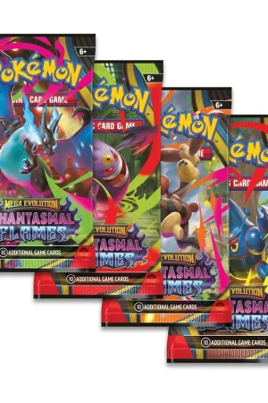 Pokémon TCG: Phantasmal Flames Booster Pack (Set of 4)